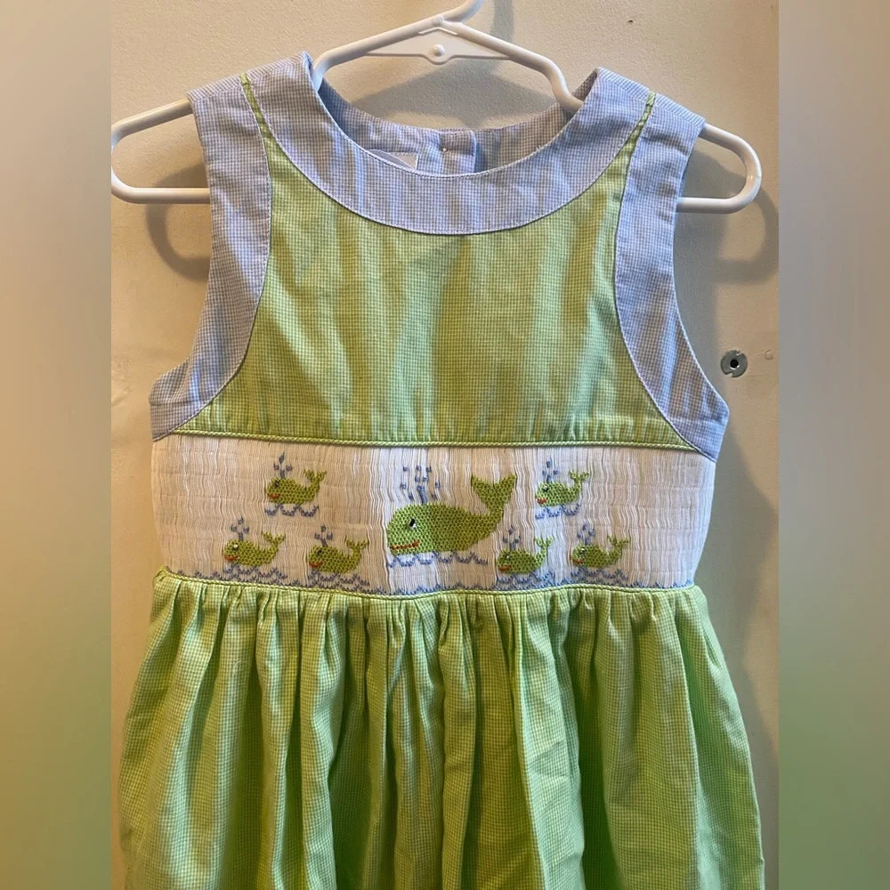 Vive Le Fete Smocked Whale Dress